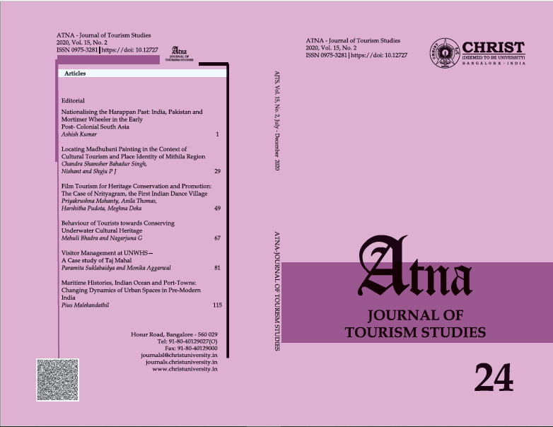 					View Vol. 15 No. 2 (2020): Atna Journal of Tourism Studies
				